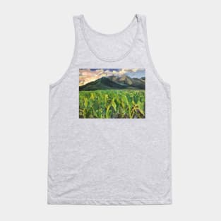 Hanalei Kalo Fields, Kauai By Nikki Limpert Tank Top